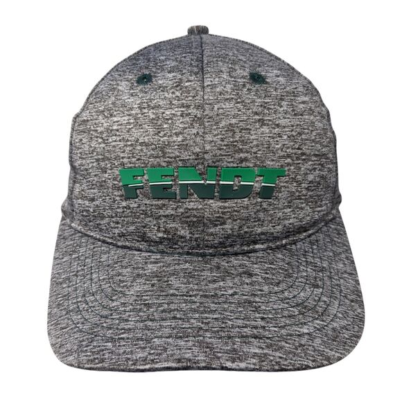 Fendt Patch Strapback Hat Heather Gray Adjustable 6 Panel Outdoor - Picture 1 of 11